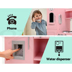 Keezi Kids Wooden Kitchen Set Pretend Play Kitchen Toys Cooking Children Girl