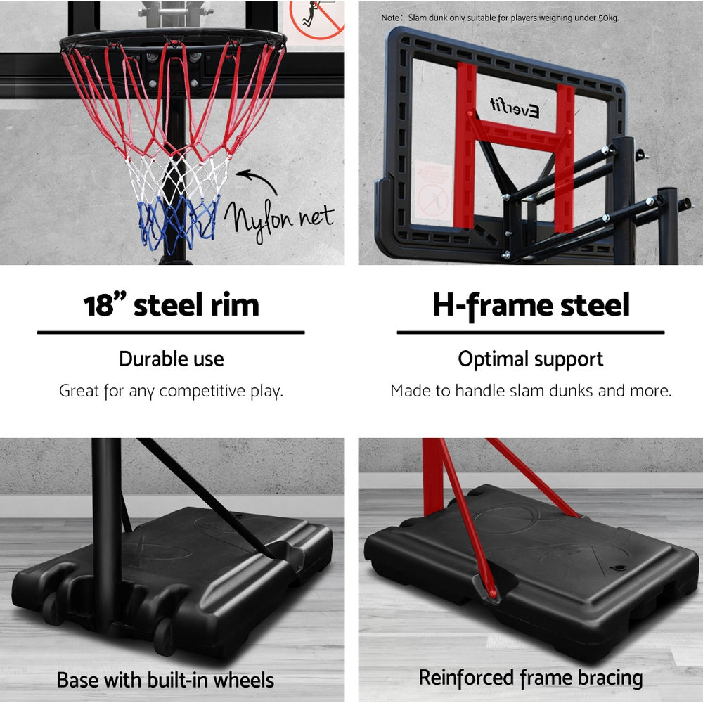 Pro Black Basketball Stand