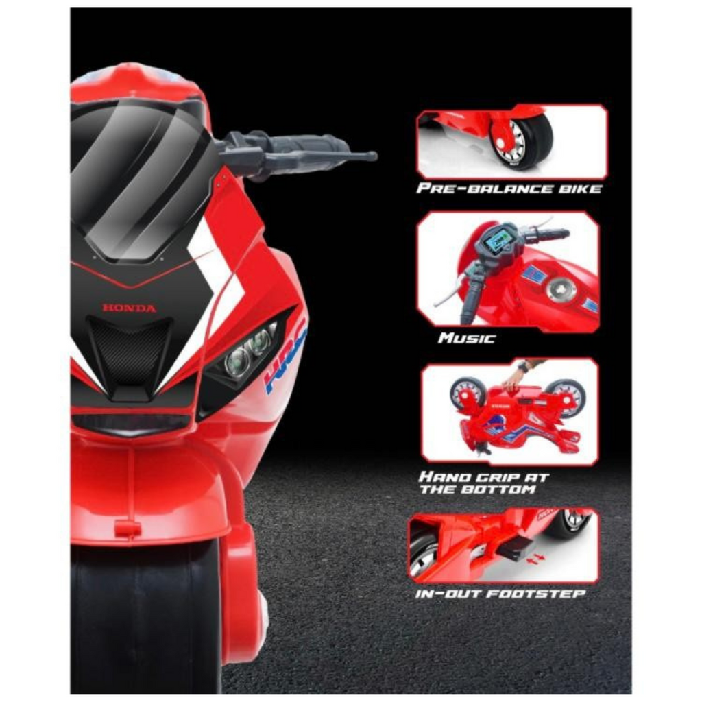Red Flare Motorcycle