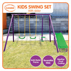 Swing Set with Slide
