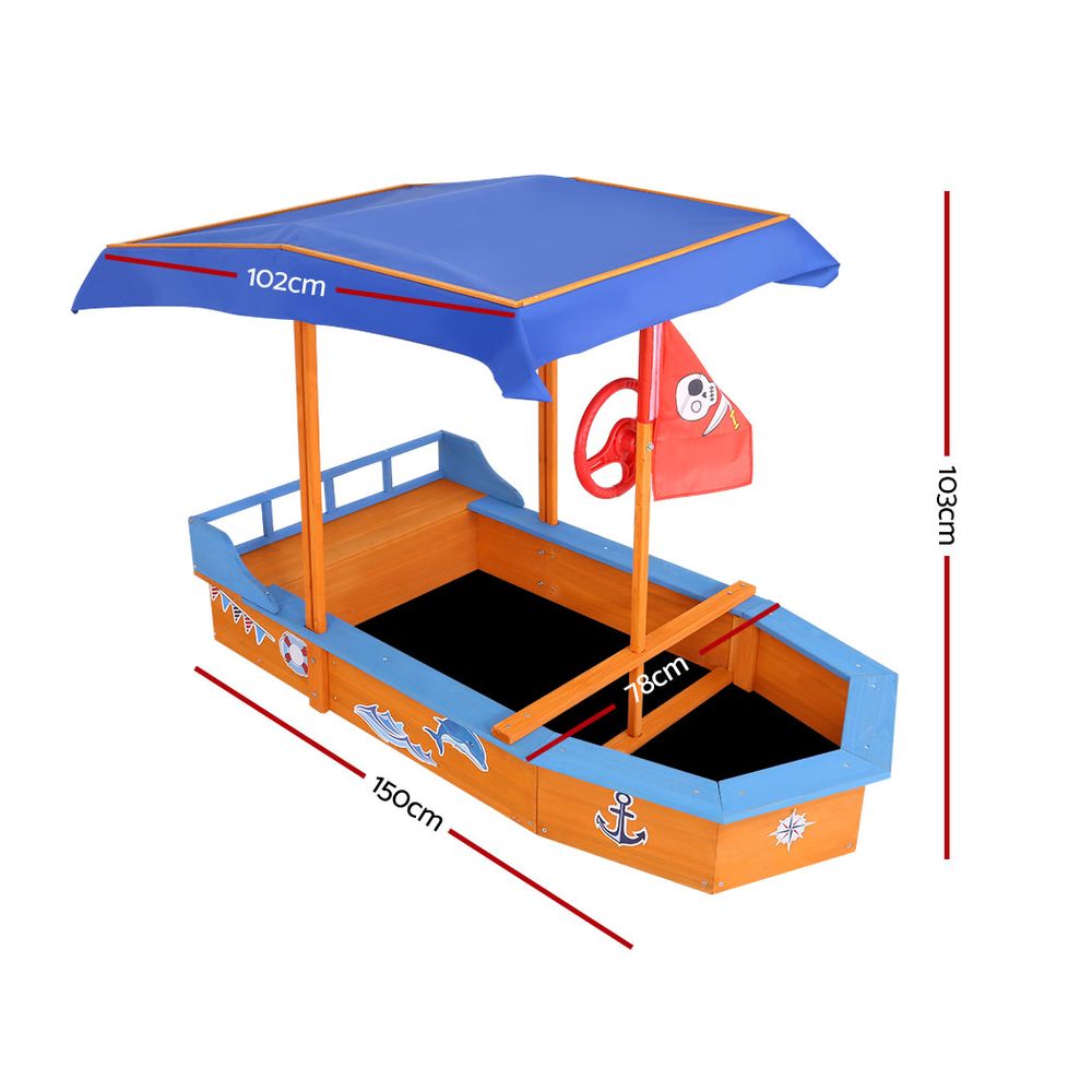 Wooden Sandy Boat