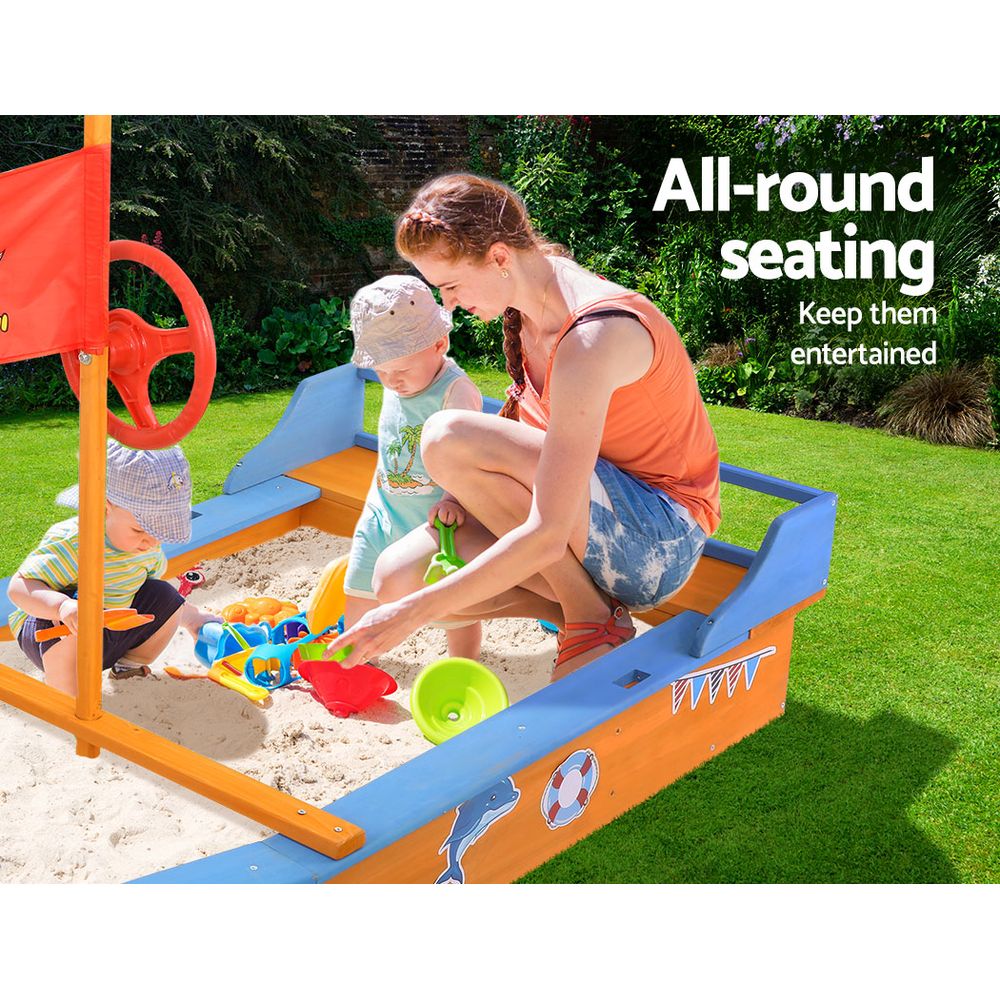 Wooden Sandy Boat