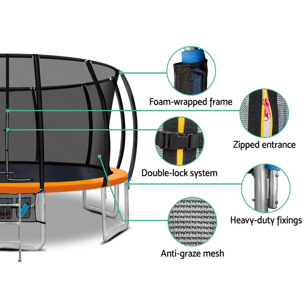 16FT Trampoline Orange