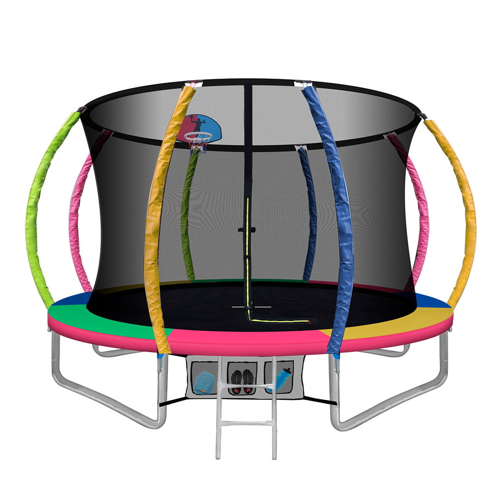 10FT Trampoline Multi Colour