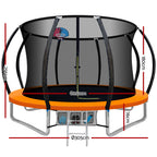 10FT Trampoline Orange
