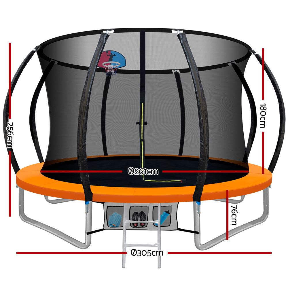 10FT Trampoline Orange