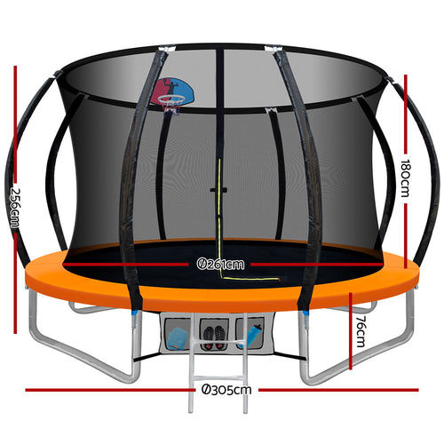 10FT Trampoline Orange