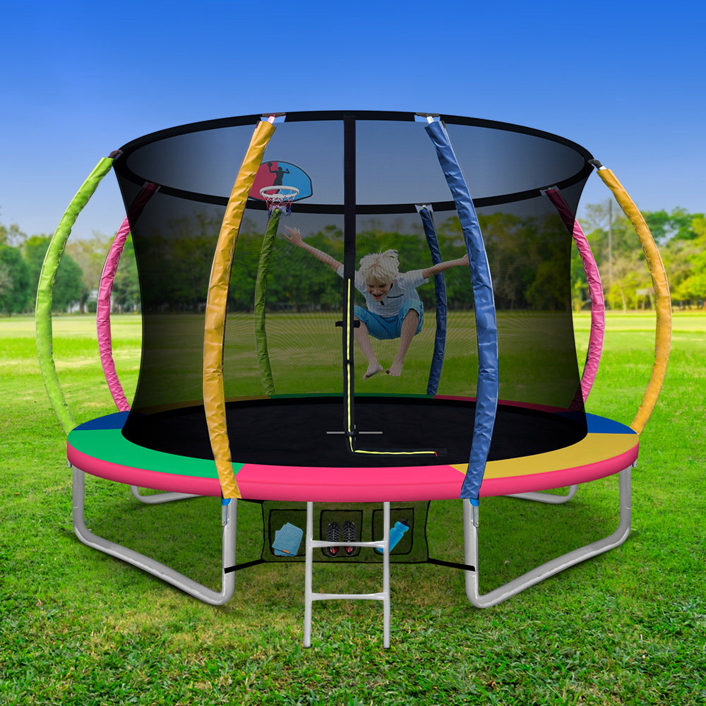 10FT Trampoline Multi Colour