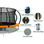 12FT Trampoline Orange