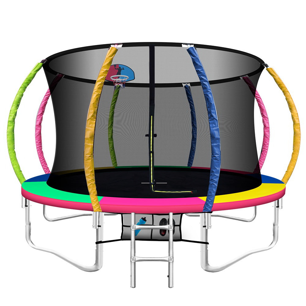12ft Trampoline Multi Colour