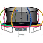 14ft Trampoline Multi Colour