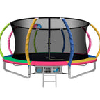 14ft Trampoline Multi Colour