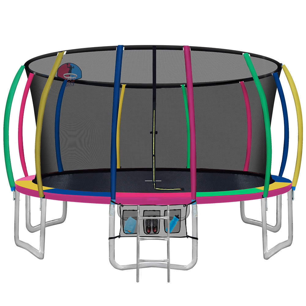 16FT Trampoline Multi Colour