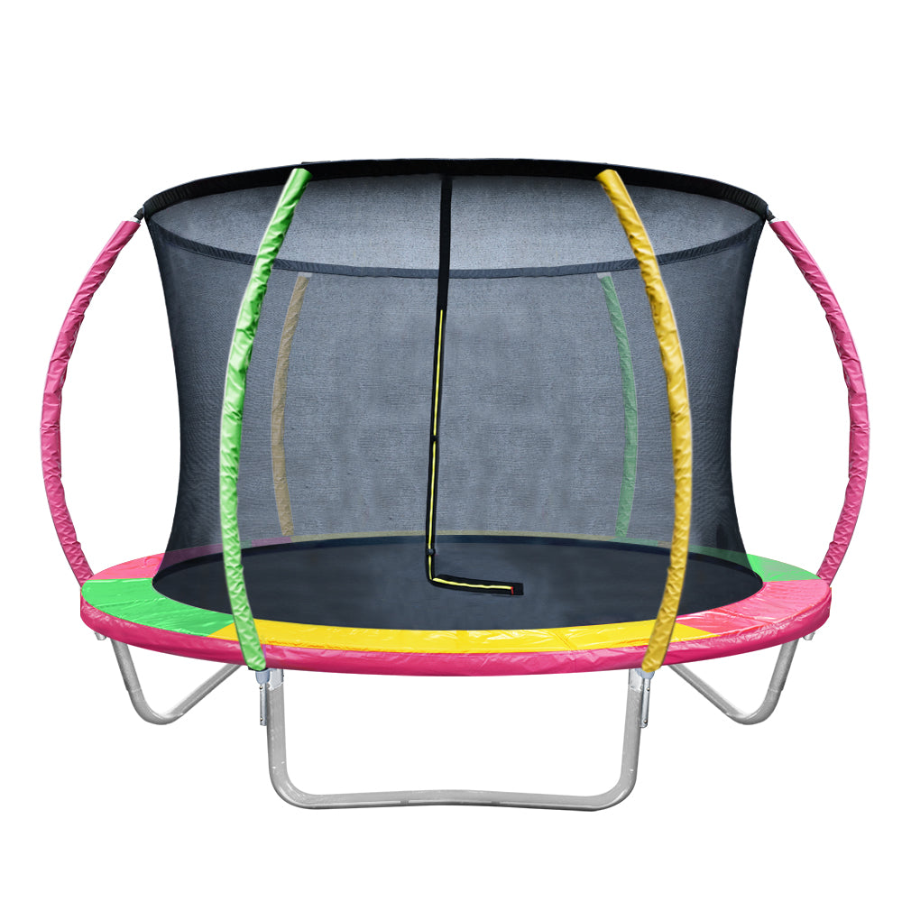 8FT Trampoline Multi Colour