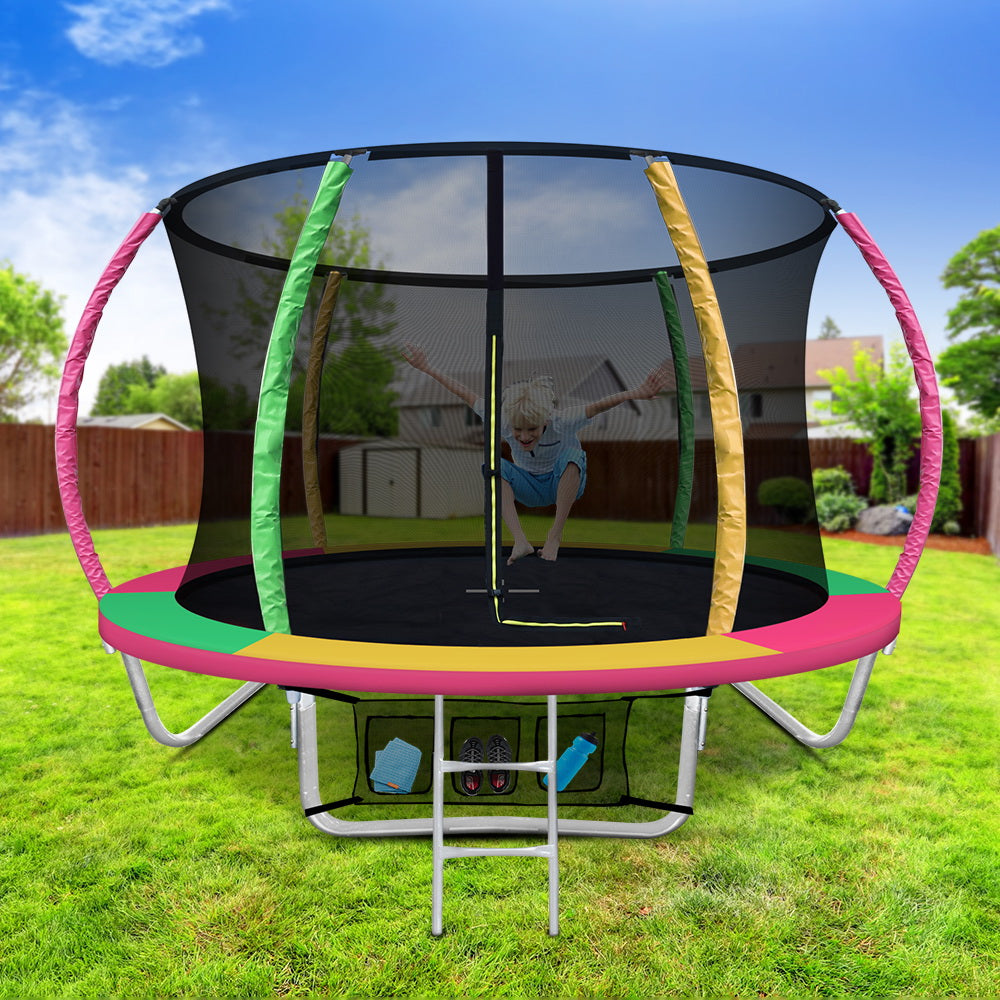 8FT Trampoline Multi Colour