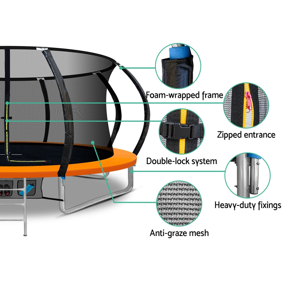14ft Trampoline Orange
