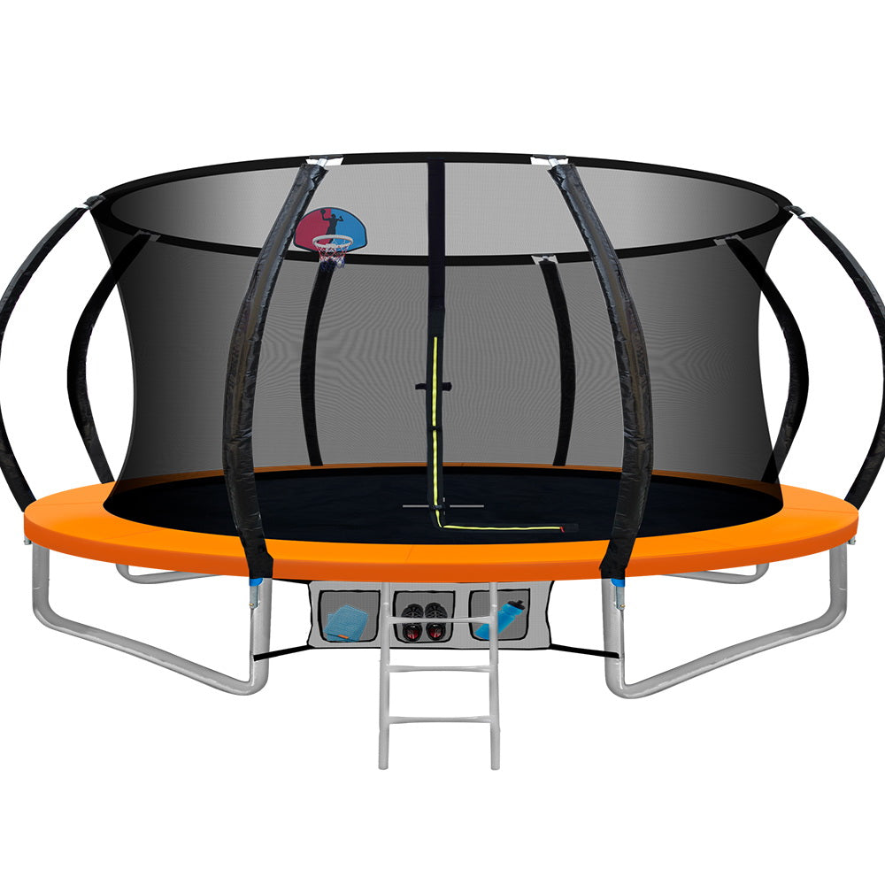 14ft Trampoline Orange