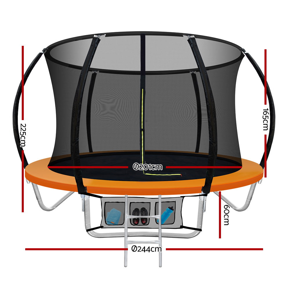 8FT Trampoline Orange