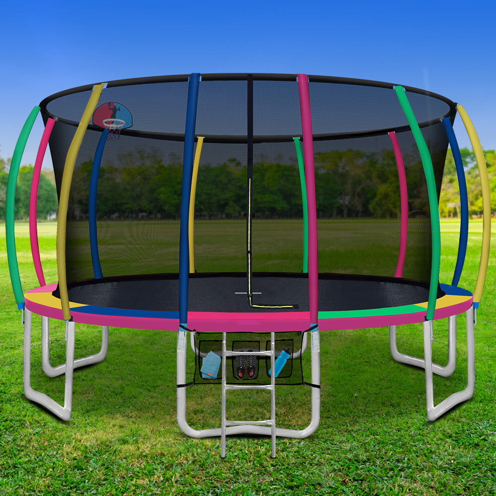 16FT Trampoline Multi Colour