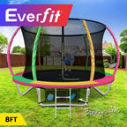 8FT Trampoline Multi Colour